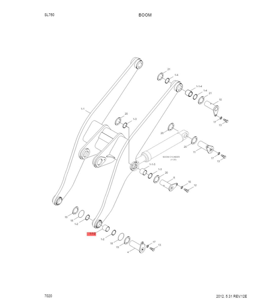 Втулка 61Z1-10090