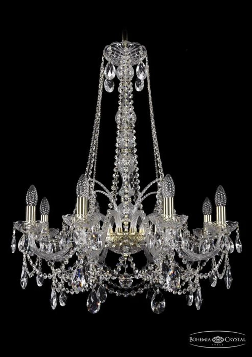 Подвесная люстра Bohemia Ivele 1411/8/240/h-83/G