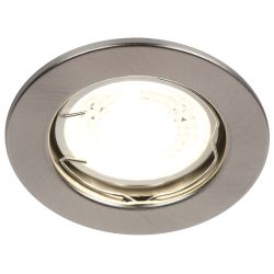 Светильник встраиваемый штампованный ЭРА ST1 SN под лампу MR16 GU5.3 сатин никель