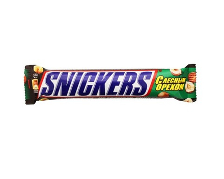 Шоколад Snickers с лесным орехом 81г