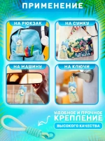 Брелок мягкая игрушка лама альпака с бантом