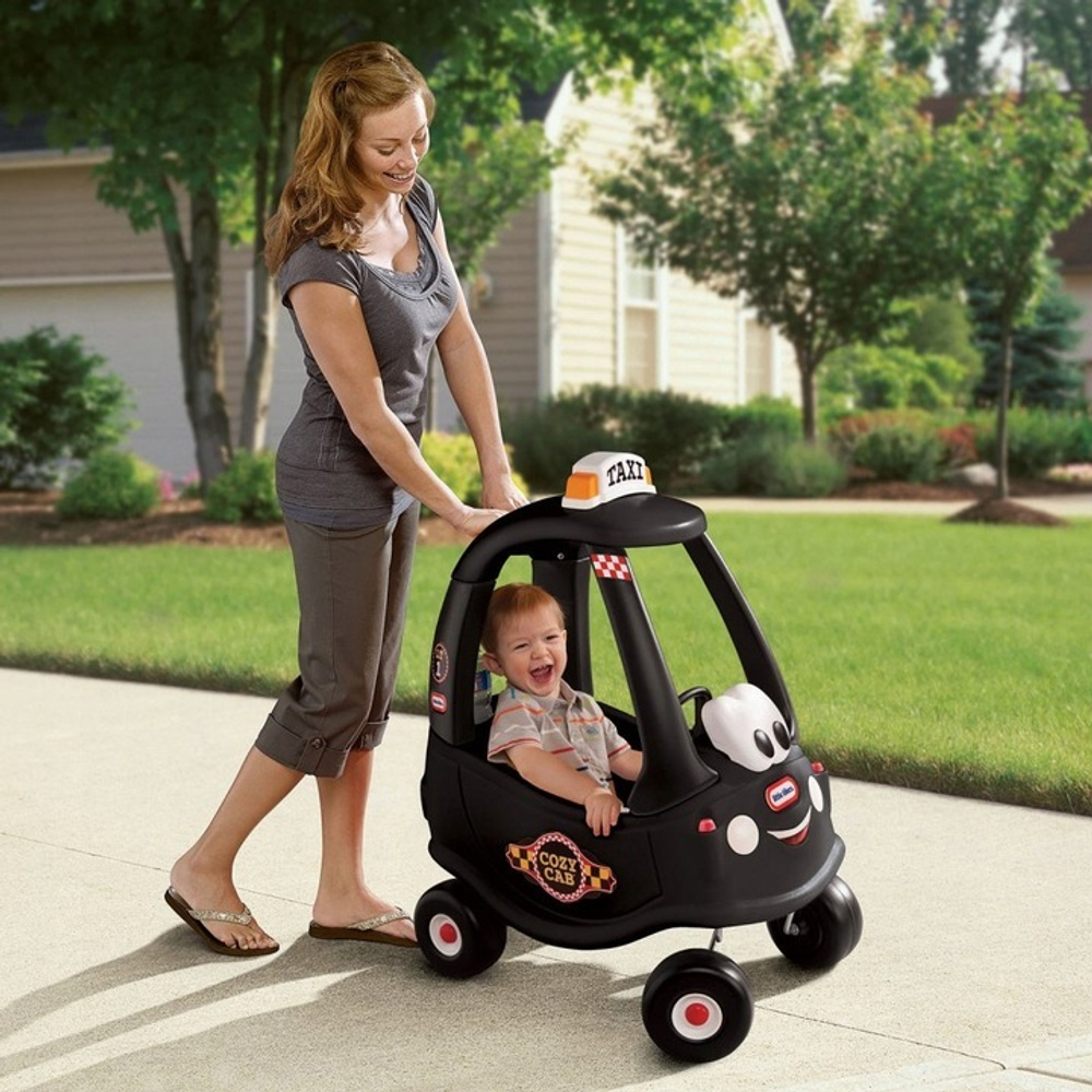 Little Tikes Cab Taxi Car Black Такси черное 172182/ детский  транспорт/машина для детей купить в Москве | Доставка по России.