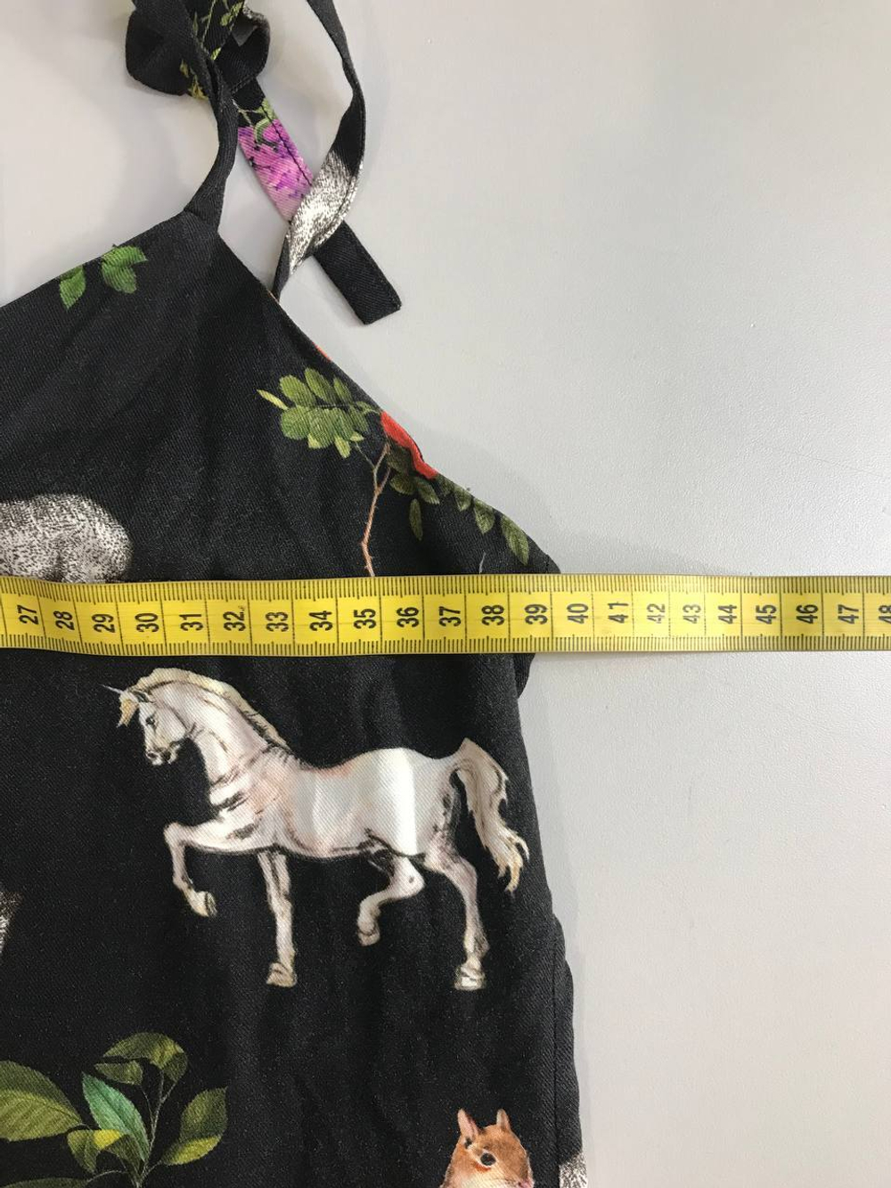 Топ Ателье Виссон с красивым принтом, визуально 42 размер