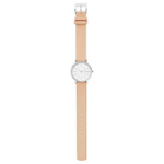 SKAGEN Wrist Watch Quartz Movement Artificial Leather Strap 30mm White Dial Women"s Watch
