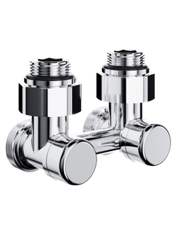 Узел нижнего подключения Royal Thermo Design угловой 1/2"х3/4" EK (хром)