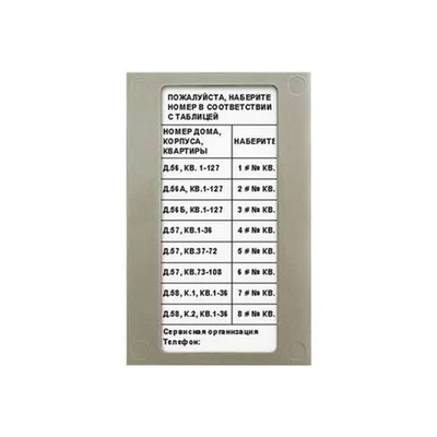 БВД-432NP блок индикации Vizit