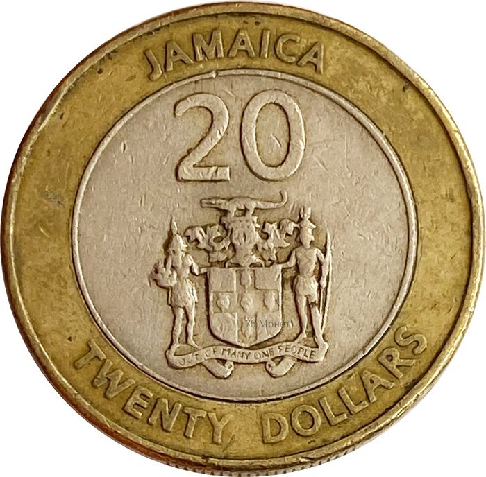 20 долларов 2000 Ямайка