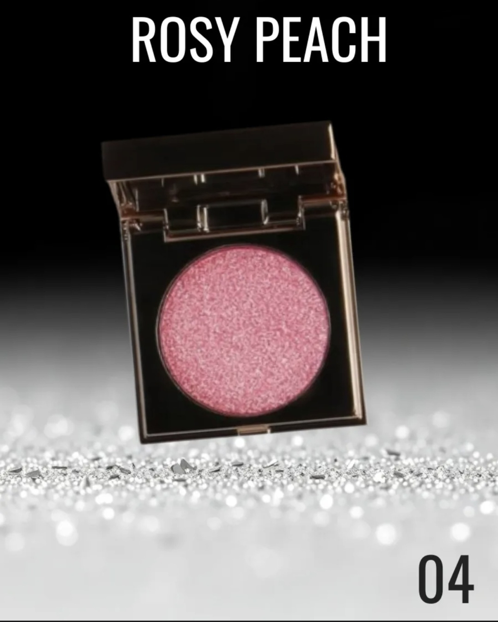 Sen Sulu глиттер прессованные Sparkle mood 04 Rosy Peach