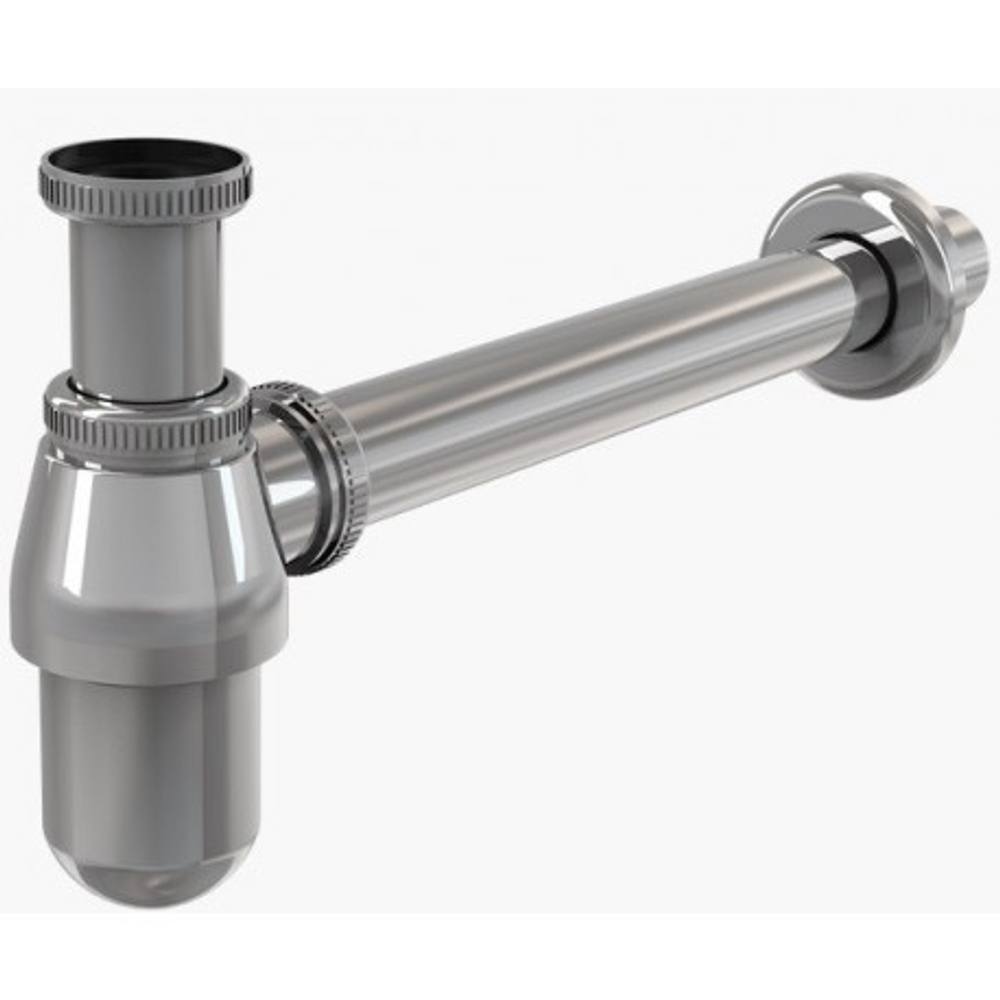 Сифон латунь 1,1/4*32 хром  ALCAPLAST