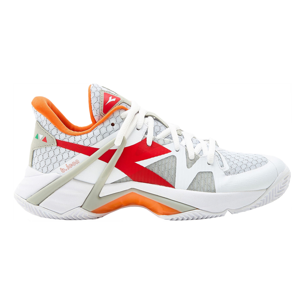 Женские теннисные кроссовки Diadora B.Icon Clay Court Shoe Women - White, Orange