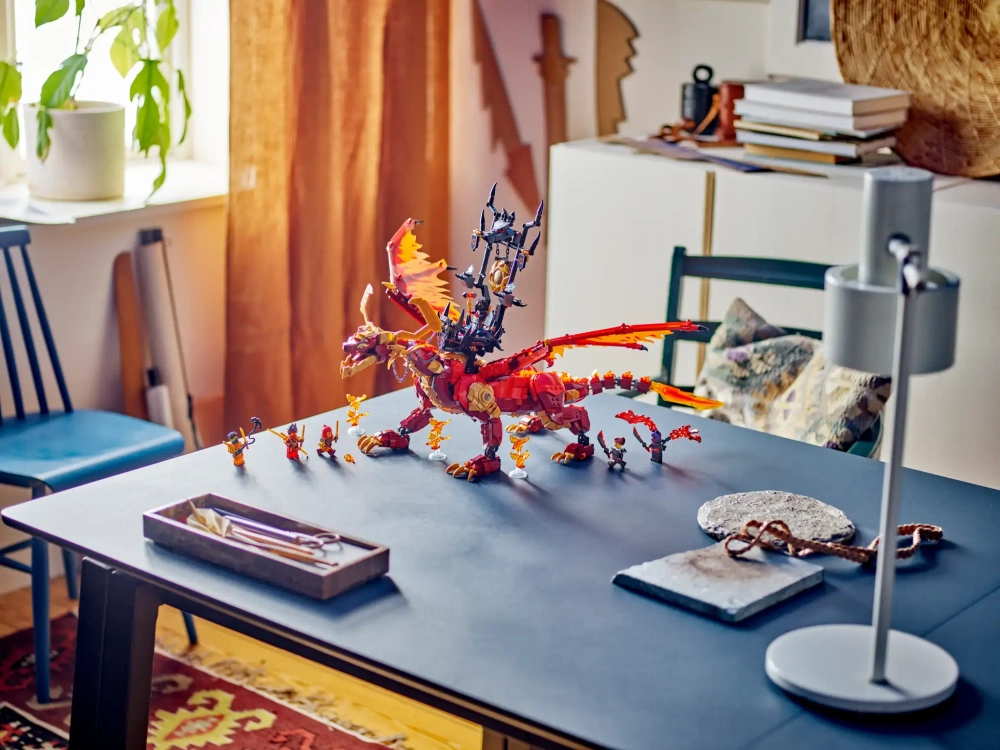 Конструктор LEGO Ninjago 71822 Первородный дракон Огня