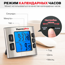 Цифровой таймер ThermoPro TM-02