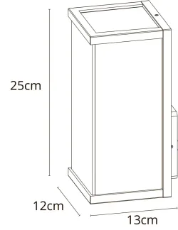Уличный настенный светильник Arte Lamp