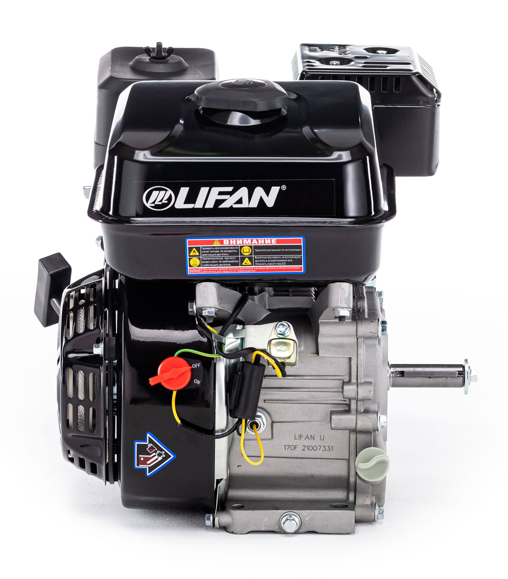 Двигатель LIFAN 170FM (4х такт, 7,0 л.с, вал 19мм)