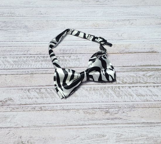 Галстук бабочка классика, лайм глянец