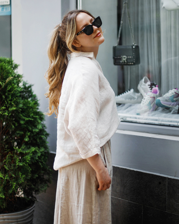 Блуза, цвет, бежевый, Италия