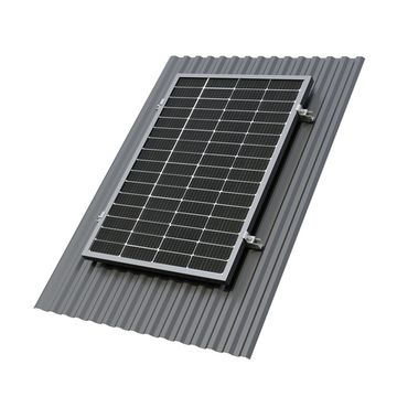 Крепёж одной солнечной батареи 300-600 Вт на наклонную крышу. 70 мм, фото №997274806