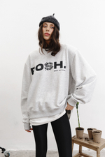 Свитшот POSH | Серый меланж