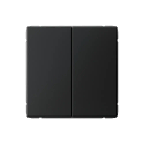 ARTGALLERY 2-клавишный ВЫКЛЮЧАТЕЛЬ, сх.5, 10АХ, механизм, КАРБОН