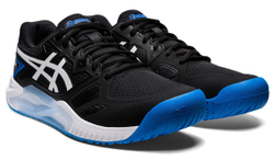 Мужские кроссовки теннисные Asics Gel-Challenger 13 - black/electric blue