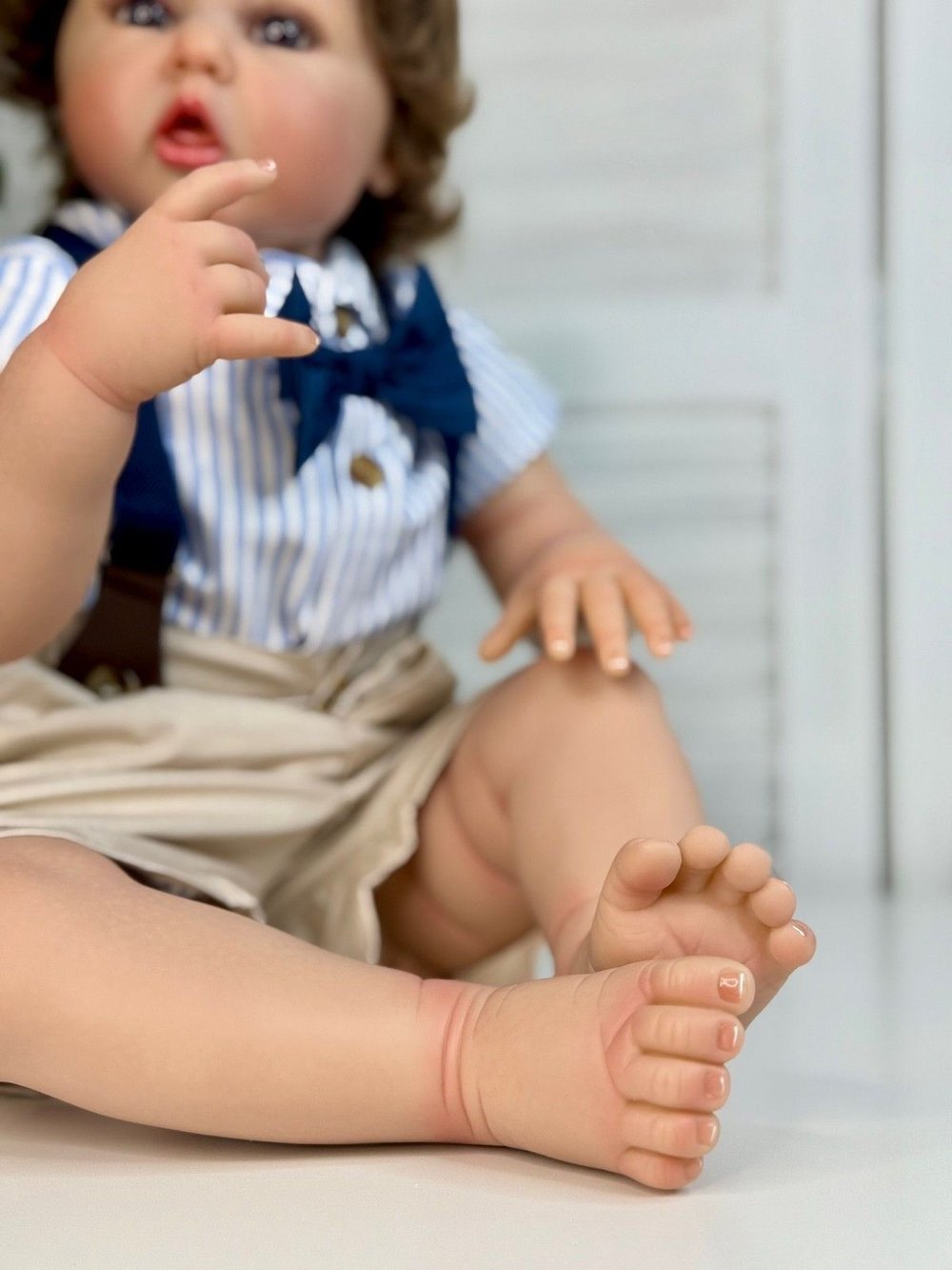 Кукла Реборн мягконабивная 60см в пакете (FA-422)