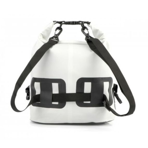 Гермосумка через плечо Sargan Пляжка с доп.карманом 10 л белая