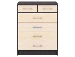 Комод-11 Венге/молоко