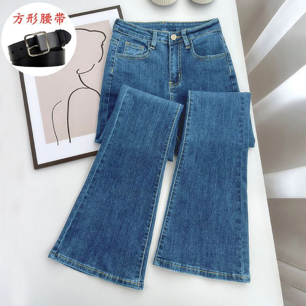 :енские джинсы-клеш