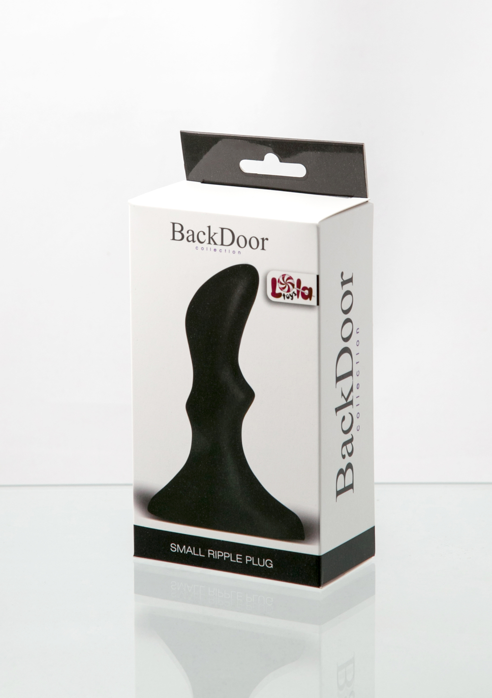 Анальный стимулятор Small ripple plug Black 510191lola
