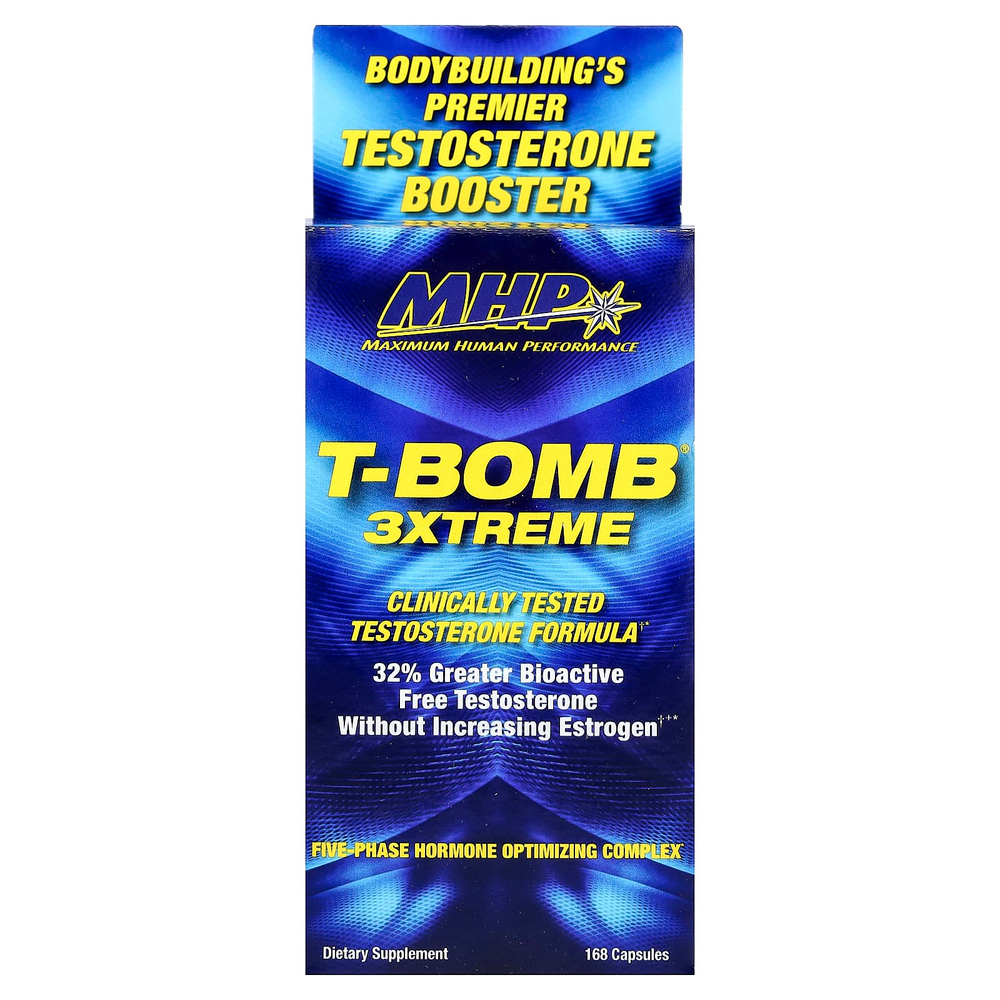 MHP, T-Bomb® 3Xtreme, 168 капсул