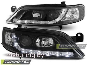 Передние фары Opel Vectra B daylight black