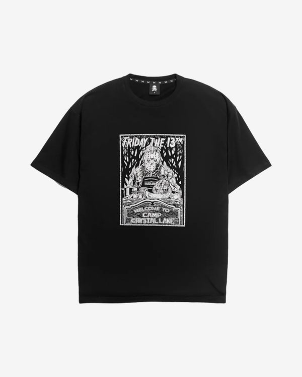 Футболка оверсайз Friday 13 черная - фото 1