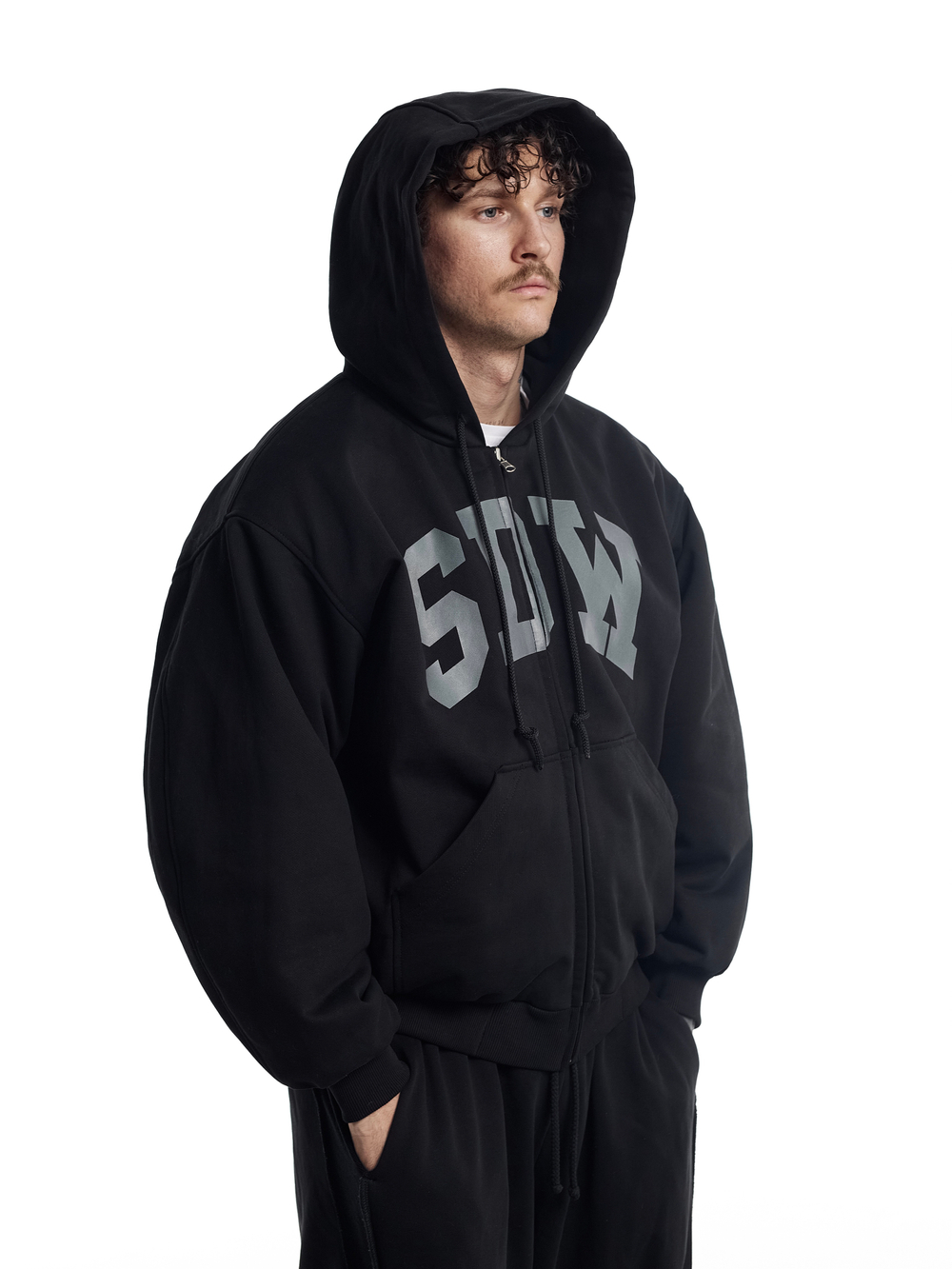 Двухсторонний Бомбер SDW в черном цвете