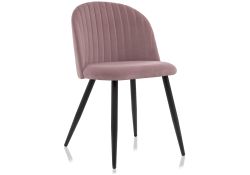Стул на металлокаркасе Gabi 1 light purple / black