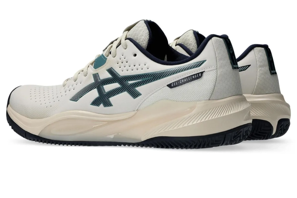 Мужские кроссовки теннисные Asics Gel-Challenger 15 Clay - oatmeal/midnight