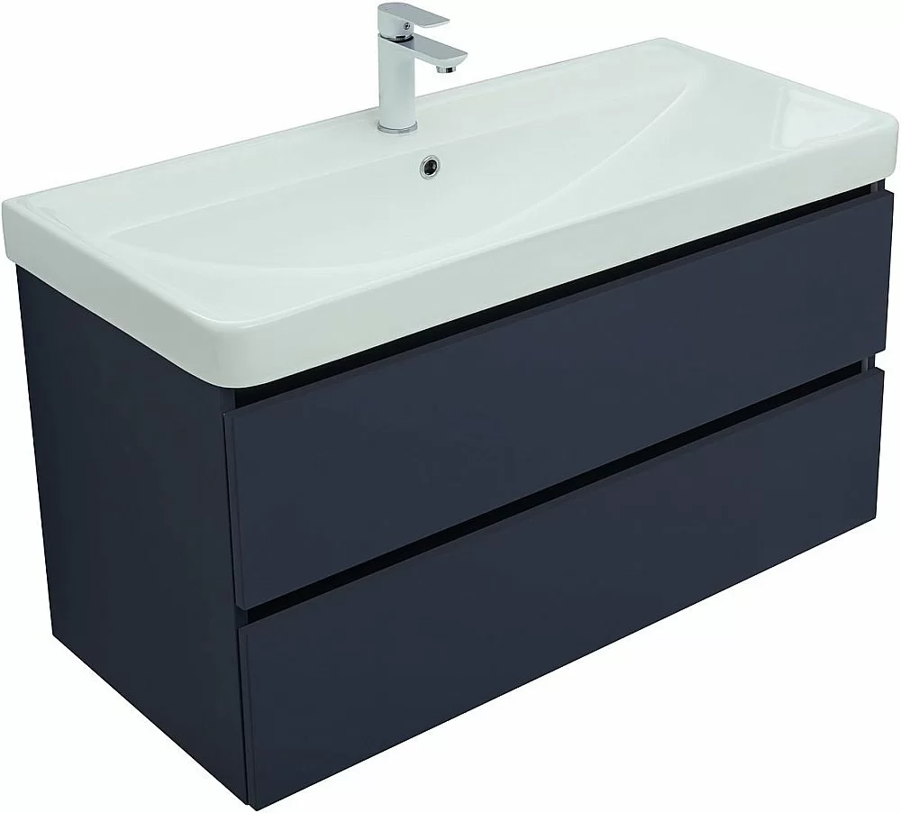 Тумба с раковиной Aquanet Вега 2.0 337945/323884 100 маренго