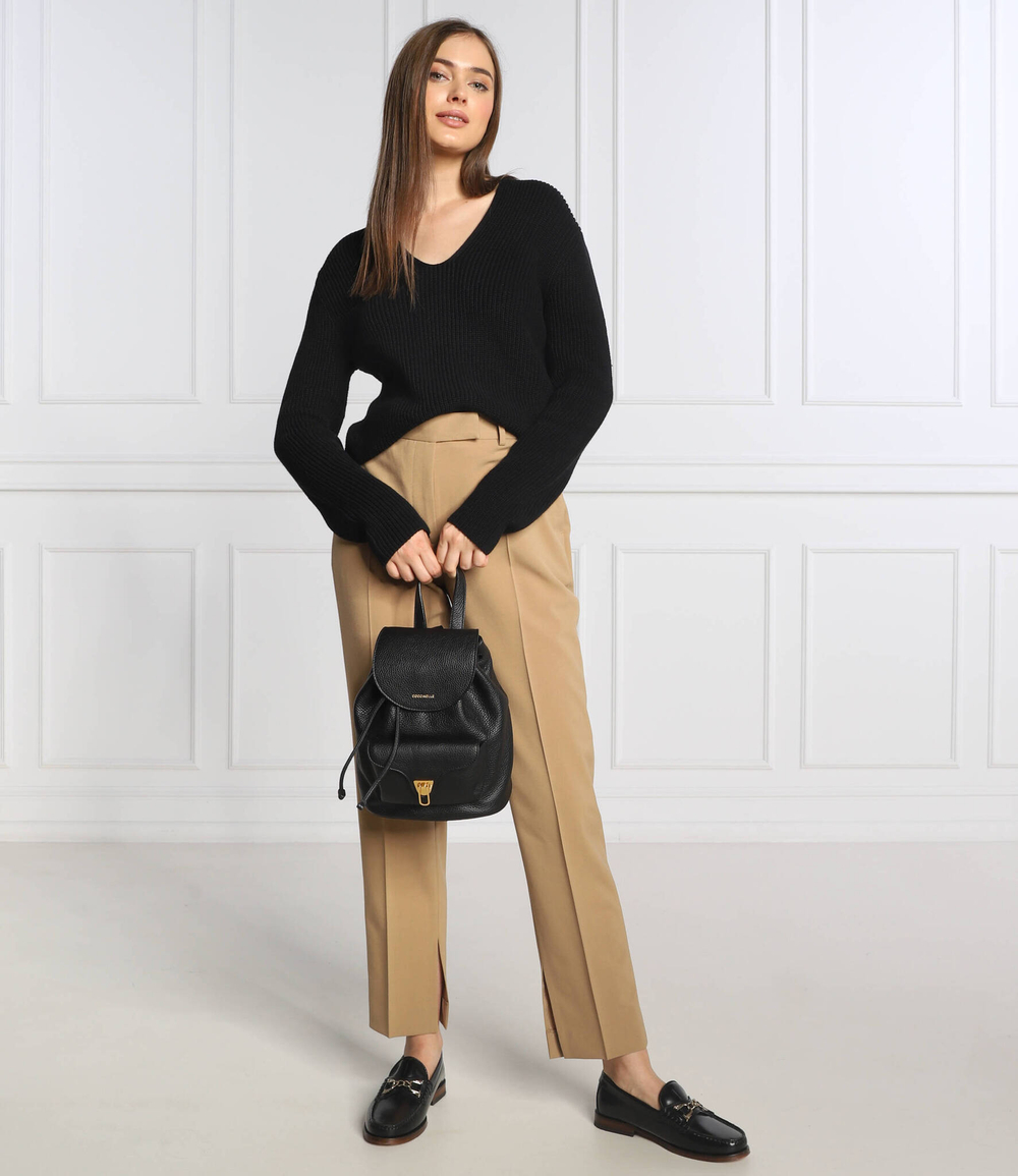 Кожаный рюкзак MF6 Coccinelle Beat Sof E1 MF6 14 02 01 Coccinelle - черный(E1 MF6 14 02 01)