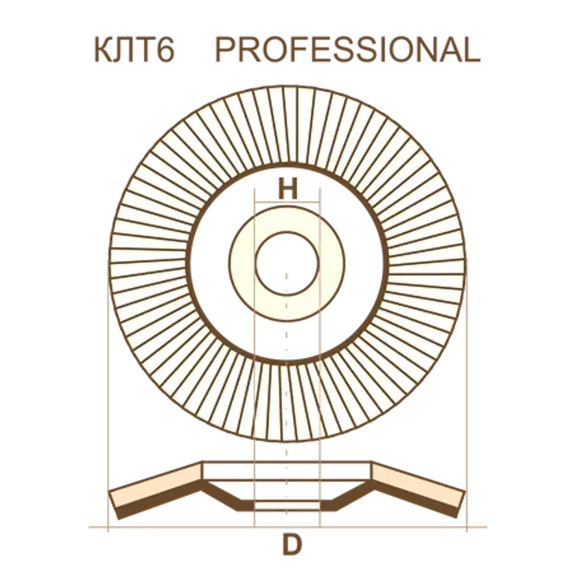 Круг КЛТ6 125х22,23