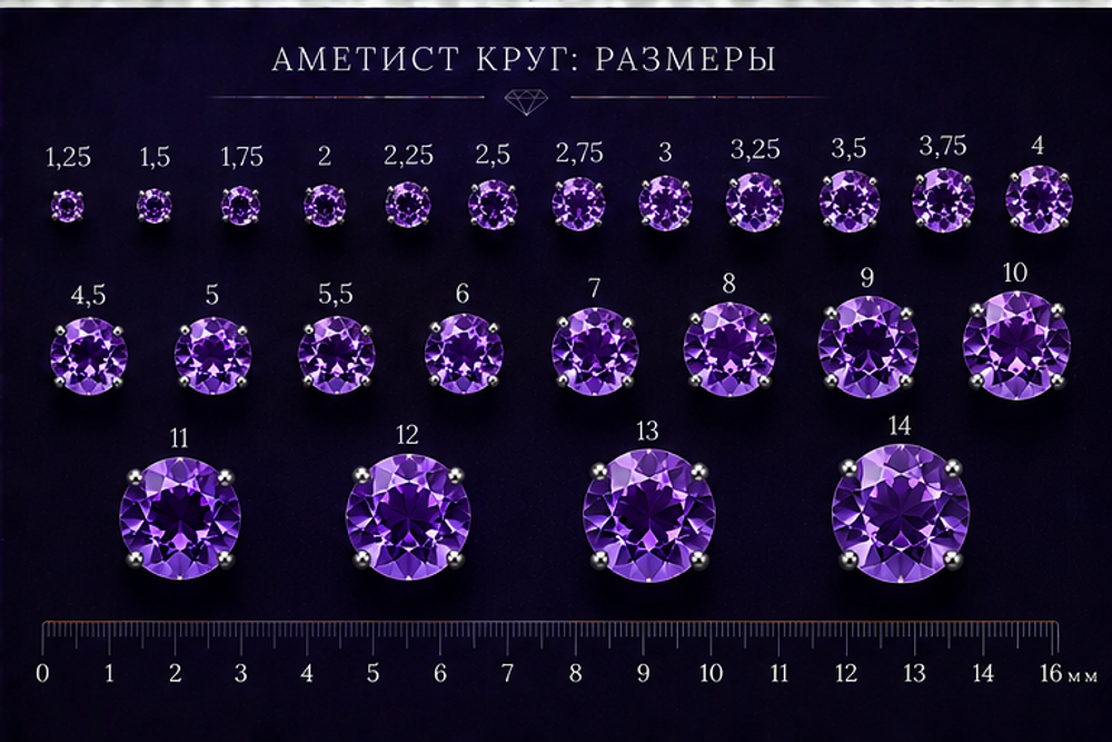 Аметист круг