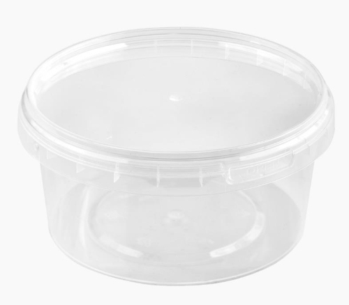 Пресс банка 500мл. d-122, круглая с крышкой. 225шт/кор. (ВЗЛП)