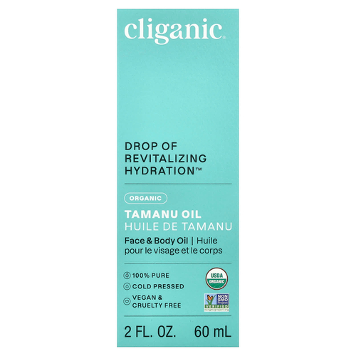 Cliganic, органическое масло таману, 60 мл (2 жидк. унции)