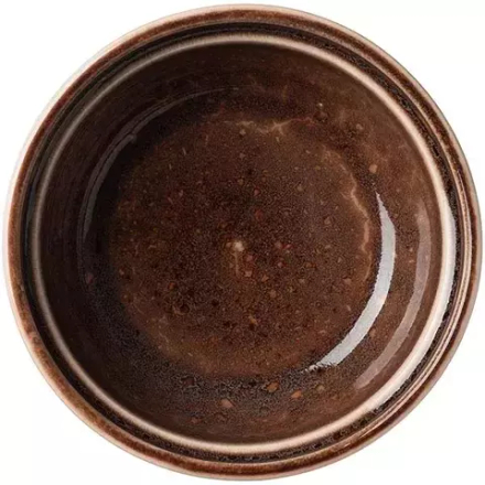 Тарелка глубокая «Маррон Реативо» фарфор 0,6л D=15,5см коричнев.,бежев