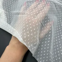 Сетка эластичная молочная "Ромбы", Турция