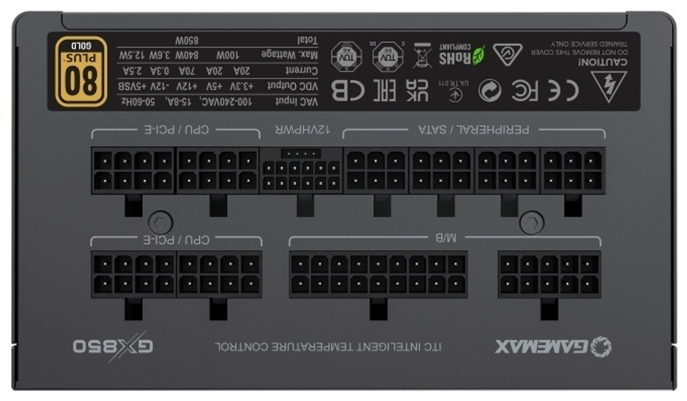 Блок питания Game Max GX-850 PRO 850 Вт