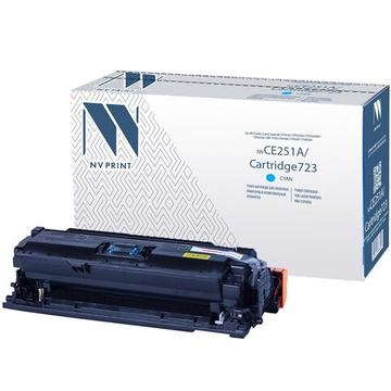 Картридж NVP NV-CE251A/NV-723 Cyan, универсальные для HP/Canon, Color LaserJet CP3525/CP3525n/CP3525dn/ CP3525x, i-Sensys 7750cd/7750Cdn (7k)