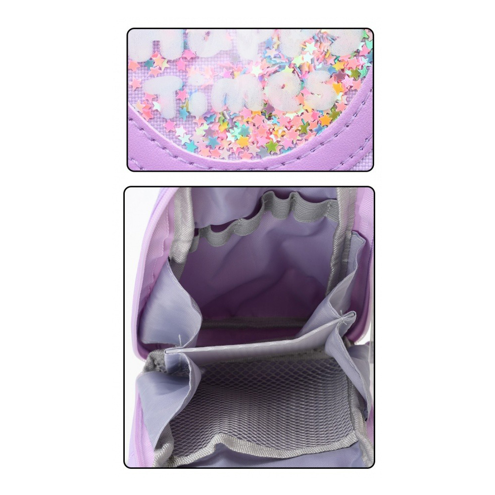 Пенал-сумка Basir без наполнения, 10*22*6 см, серия "Мишки", 3 отделения на молнии