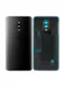 Задняя крышка для OnePlus 6T черная матовая (Midnight Black) со стеклом камеры