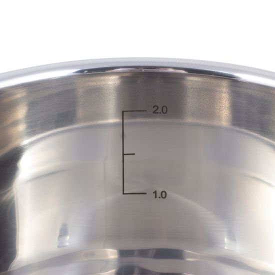 Кастрюля 2,4 л. из нержавеющей стали Kamille KM 5854 с крышкой