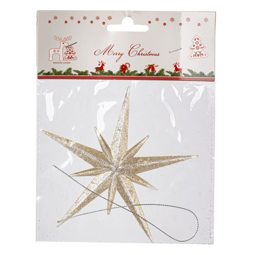 GAEM Украшение новогоднее "Звезда", L11,5 W1 H11,5 см