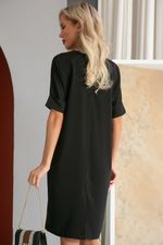 Платье "Фрэш" (черный) Elza (Акция)